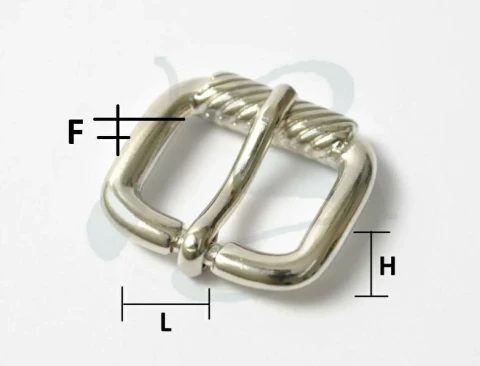 ZAMAK BUCKLE --mm VARIOUS COLOURS 