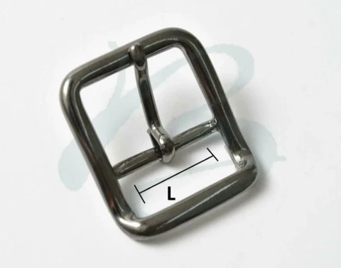 ZAMAK RECTANGULAR BUCKLE VARIOUS SIZES AND COLOURS 