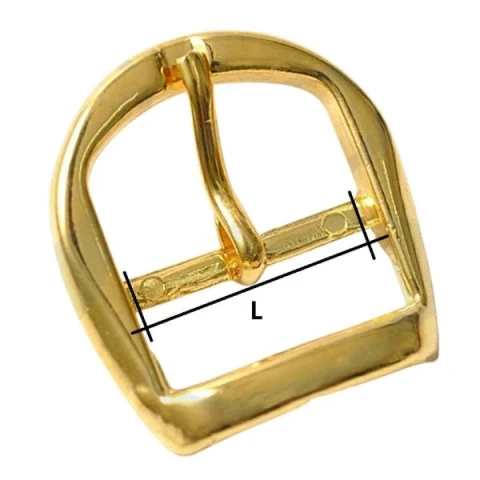 ZAMAK CENTER BAR BUCKLE --mm VARIOUS COLOURS