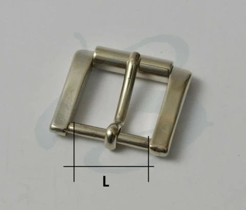 ZAMAK RECTANGULAR BUCKLE ROLLER IN VARIOUS SIZES AND COLOURS