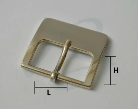 ZAMAK RECTANGULAR  BUCKLE VARIOUS SIZES AND COLOURS