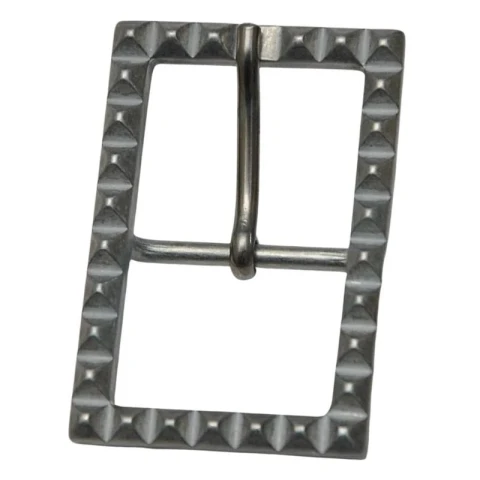 RECTANGULAR ZAMAK BUCKLE IN VARIOUS SIZES AND COLOURS