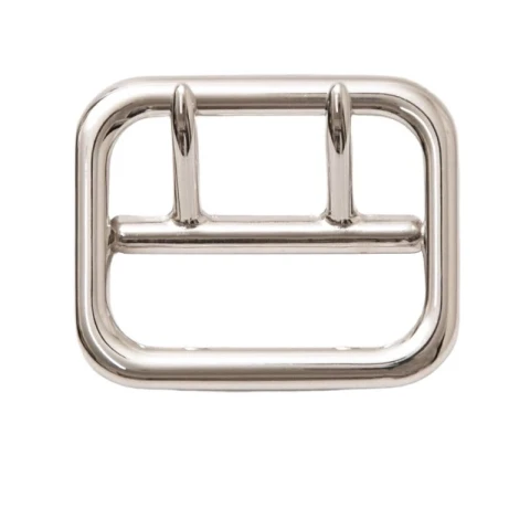 SOLID BRASS RECTANGULAR BUCKLE 