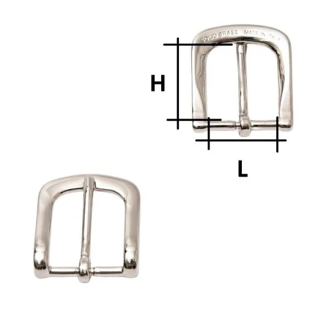 SOLID BRASS D BUCKLE 