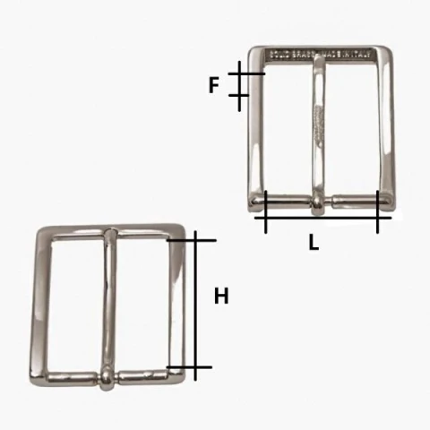 ECOBRASS RECTANGULAR BUCKLE 