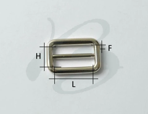 ZAMAK SLIDING BUCKLE VARIOUS SIZES AND COLOURS 