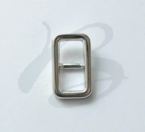 ZAMAK RECTAGULAR SLIDING BUCKLE VARIOUS SIZES AND COLOURS 