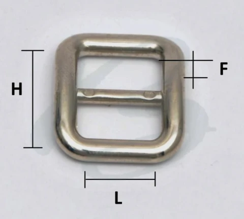 ZAMAK RECTANGULAR SLIDING BUCKLE 