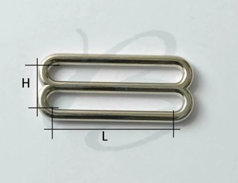 ZAMAK SLIDING BUCKLE --mm VARIOUS COLOURS 