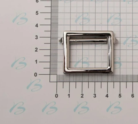 ZAMAK RECTANGULAR BUCKLE 30x25 mm 