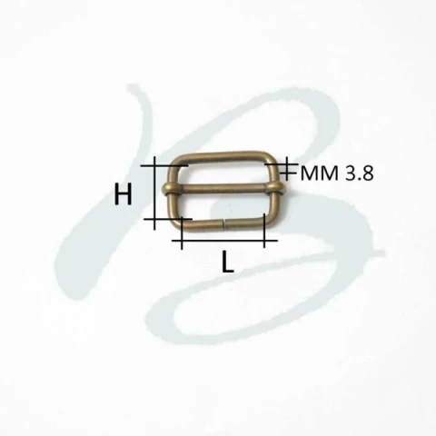 IRON SLIDING BUCKLE --mm VARIOUS COLOURS 