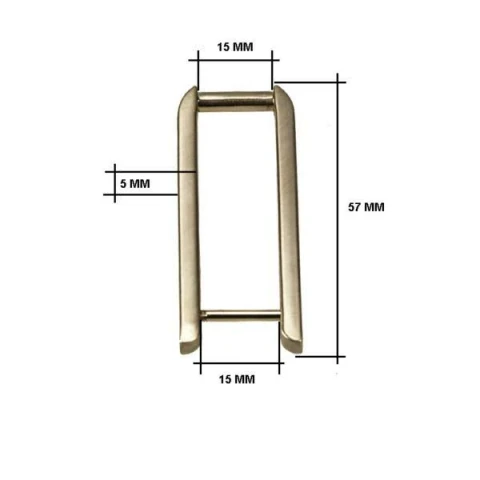 ATTACCO ZAMA RETTANGOLARE MM 16X44 FILO QUADRO MM 05 A VITE VARI COLORI                        