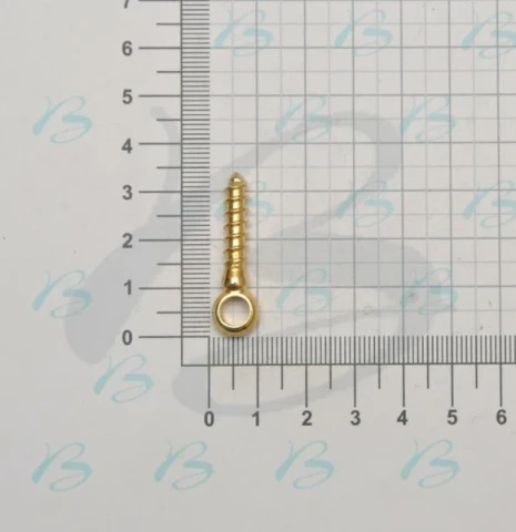 ZAMAK SCREW HANDLE HOLDER WITH ROUND RING 6 mm IN VARIOUS CO LOURS