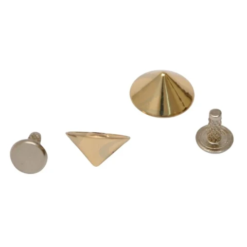 ROUND ZAMAK STUD WITH CONE POINT