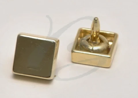 ZAMAK SQUARE STUD VARIOUS SIZE AND COLOURS 