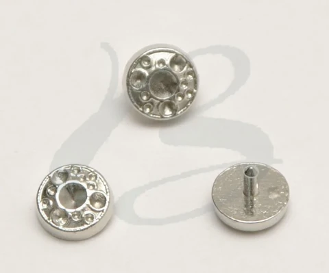 ZAMAK ROUND STUD WEIDTH 10 mm VARIOUS COLOURS 