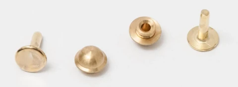 BRASS ROUND SNAP STUD 08 mm VARIOUS COLOURS 