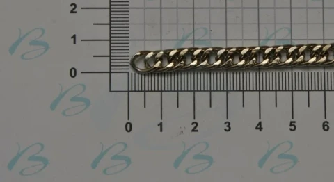 CATENA FERRO GROUMETTE DOPPIA DIAMANTATA 2 LATI