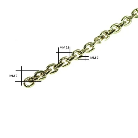 CATENA FERRO MM 11X9 F2.5 FORZATINA DIAM 2L PADRE