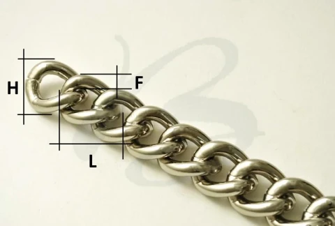 ALUMINUM GROUMETTE CHAIN 