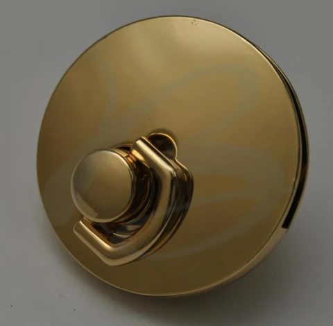 ZAMAK ROUND TURN LOCK  45 mm VARIOUS COLOURS 