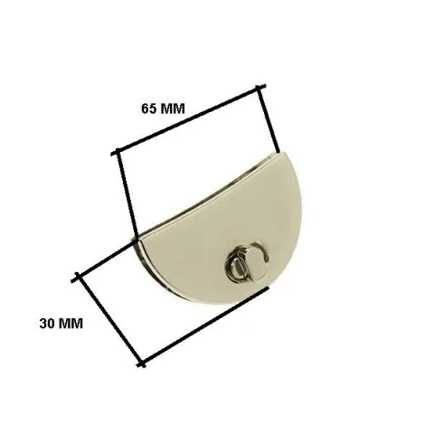 ZAMAK TURN LOCK 65X30 mm IN VARIOUS COLOURS 