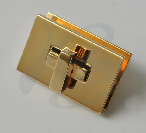 BRASS LOCK 28X17mm VARIOUS COLOURS 