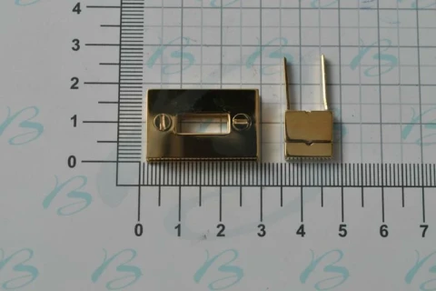 BRASS LOCK 28X17mm VARIOUS COLOURS 