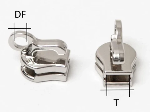 CURSORE ZAMA CON OCCHIELLO PER CHIUSURA LAMPO IN METALLO