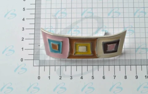 ZAMAK ORNAMENT 25x74mm VARIOUS COLOURS 