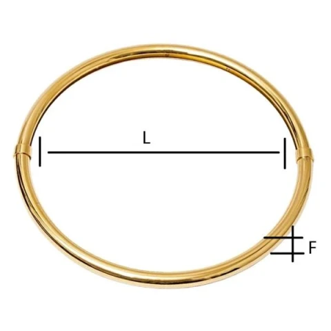 BRASS ROUND HANDLE WITH SCREWS