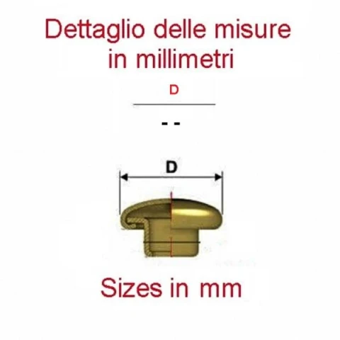 RIVETTO TESTA FERROSFERA 36 MM D-- PADRE