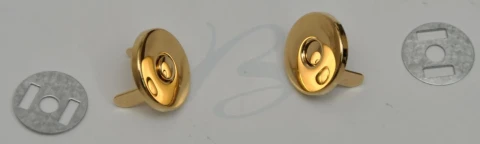 BRASS MAGNETIC SNAP --mm VARIOUS COLOURS 