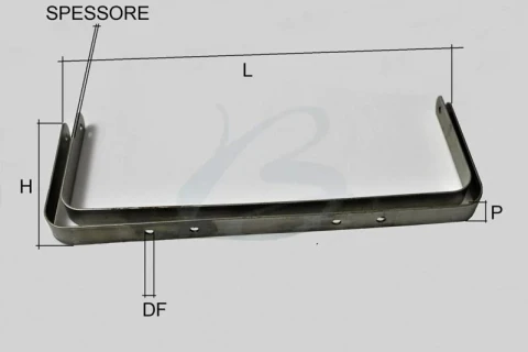 IRON NORMAL HINGE WITH HOLE AVAILABLE IN VARIOUS COLOURS MEA SURAMENTS AND THICK