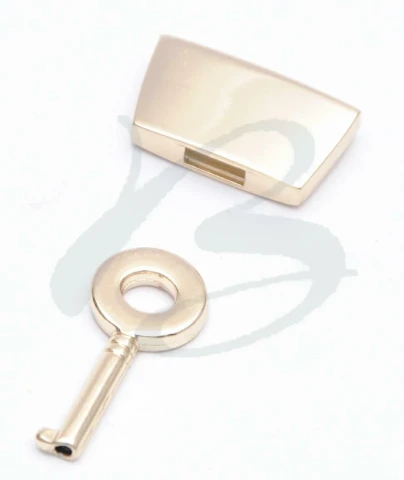 ZAMAK END TIP WITH 2 HOLES AND KEY 20 mm AVAILABLE IN VARIOU S COLOURS