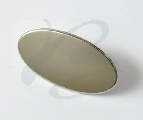 ZAMAK OVAL PLATE WITH WINGS 48X26 mm VARIOUS COLOURS 