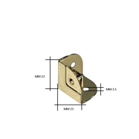 ANGOLO ZAMA MM 23X23 C/FORI PADRE