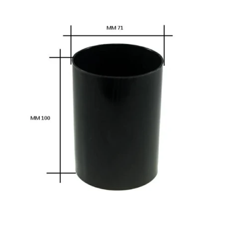 PLASTIC PEN HOLDER BLACK