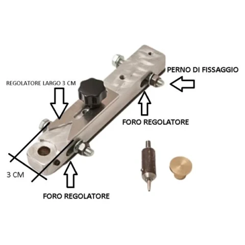 MATRIX FOR S50 E S50L MANUAL PRESS  DESIGNED TO MAKE HOLES ON LEATHER A ND FABRICS