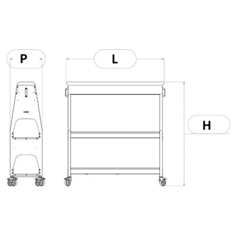 "ABC" LEATHER HORSE CART WITH WIDE HUMP