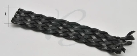 SYNTHETIC TAPE FLAT BRAIDED AVAILABLE IN VARIOUS SIZES AND I N VARIOUS COLORS UN