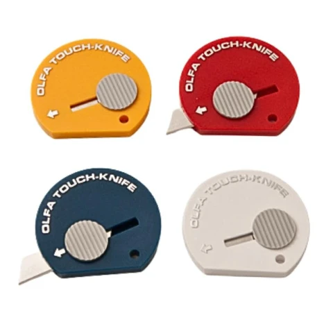 PLASTIC TK4 CUTTER BY OLFA POCKET-SIZED IN VARIOUS COLOURS